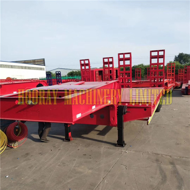 Used Heavy Equipment Transportation Low Bed Trailer