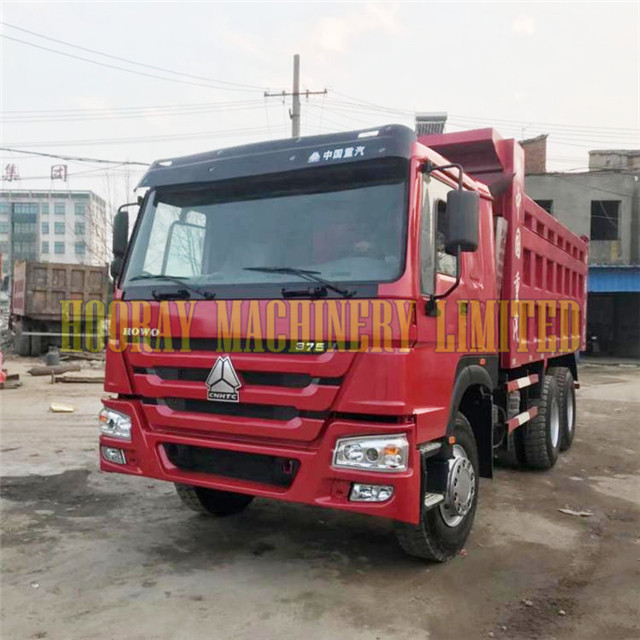 Used 6x4 375 hp Sinotruk Howo Dump Truck for sale